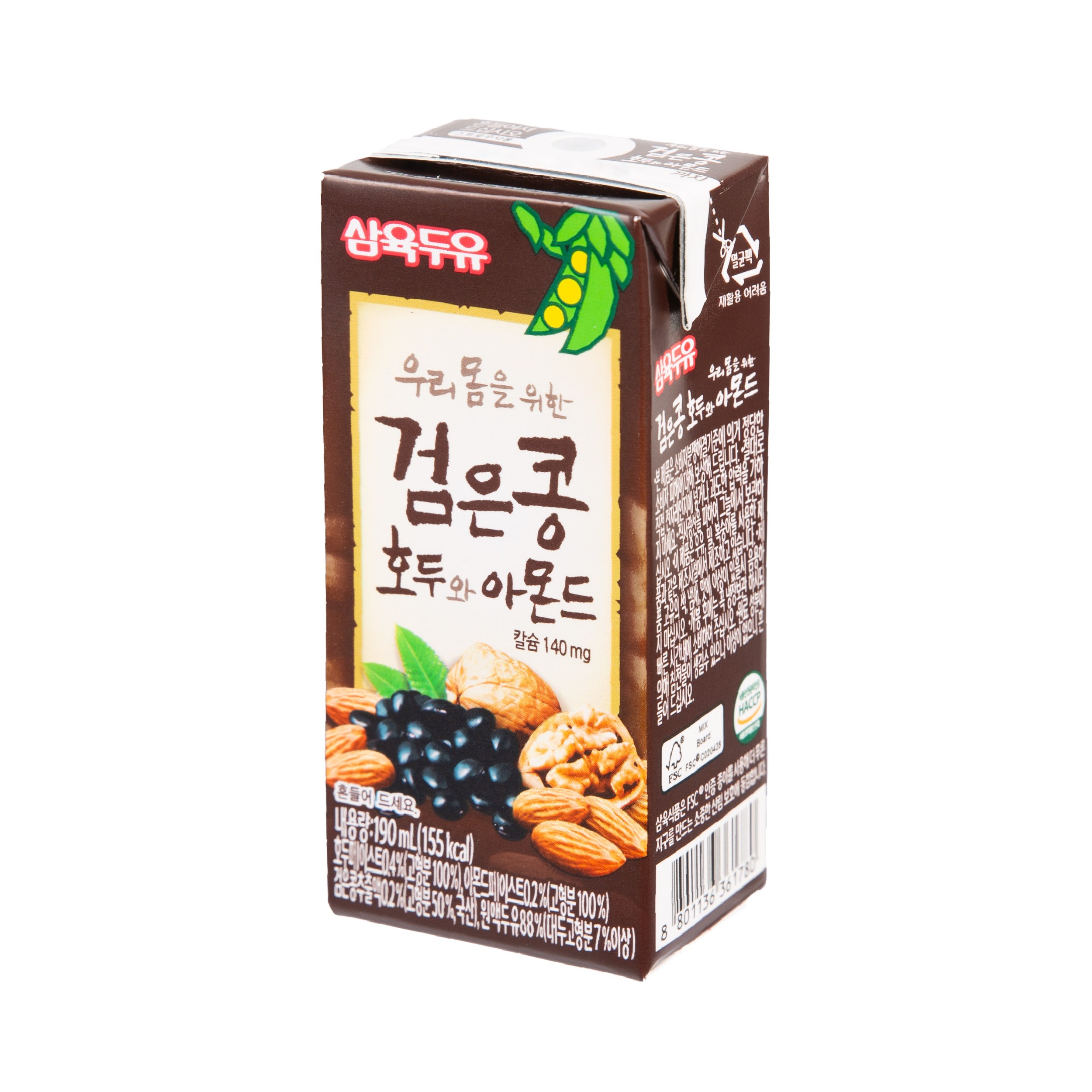 삼육두유 검은콩 호두와 아몬드 190ml 15,160원