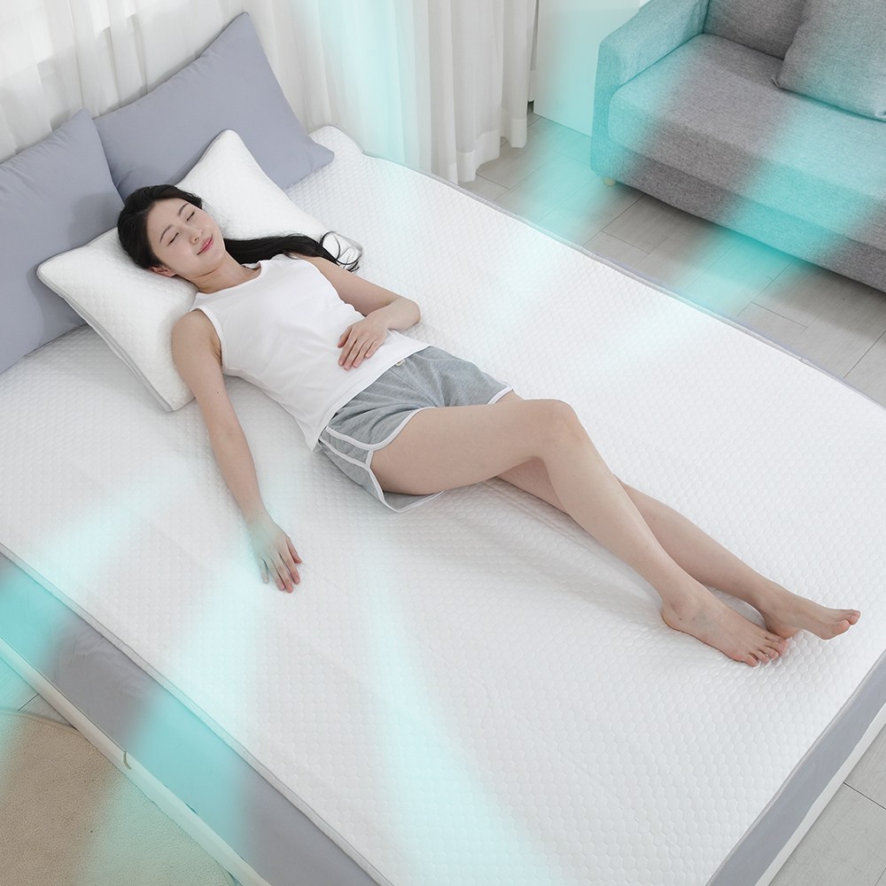 25년 프리미엄 나혼자살림 크리스탈 원단 냉감패드 쿨패드 여름패드 5중직 , SS(110x200) 17,000원