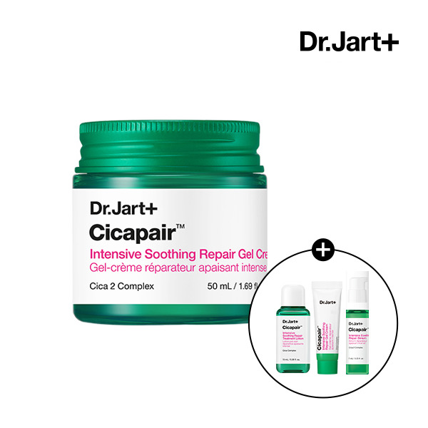 [닥터자르트] 시카페어 인텐시브 수딩 리페어 젤 크림 50ml (+7ml+세럼 7ml+트리트먼트 로션 15ml) 30,870원