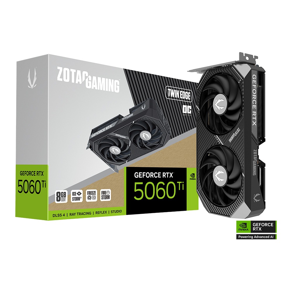 HIT ZOTAC GAMING 지포스 RTX 5060 Ti Twin Edge OC D7 8GB 781,000원