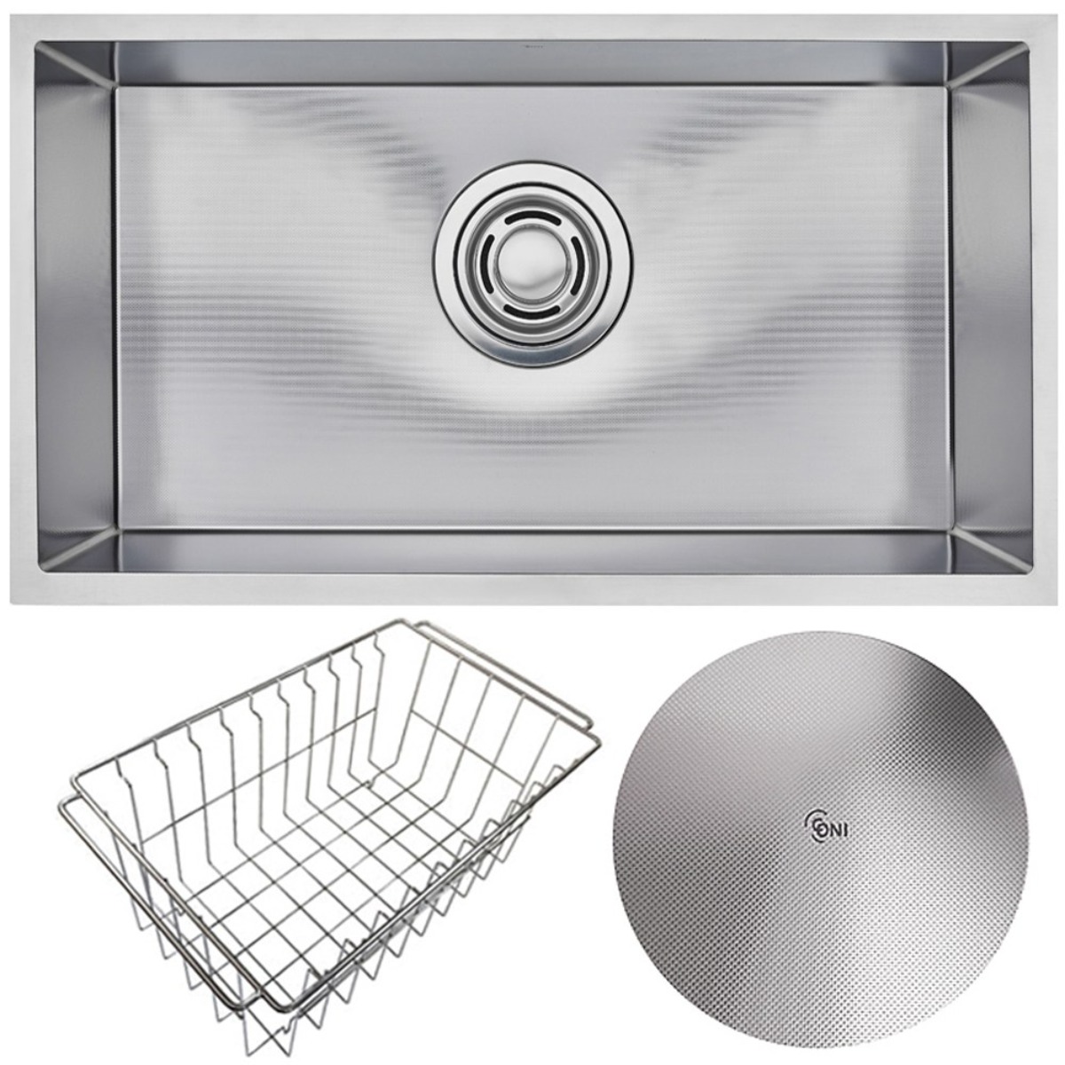 백조씽크 고니 ECNR8310 엠보 사각싱크볼 싱크볼교체, 1세트 220,000원