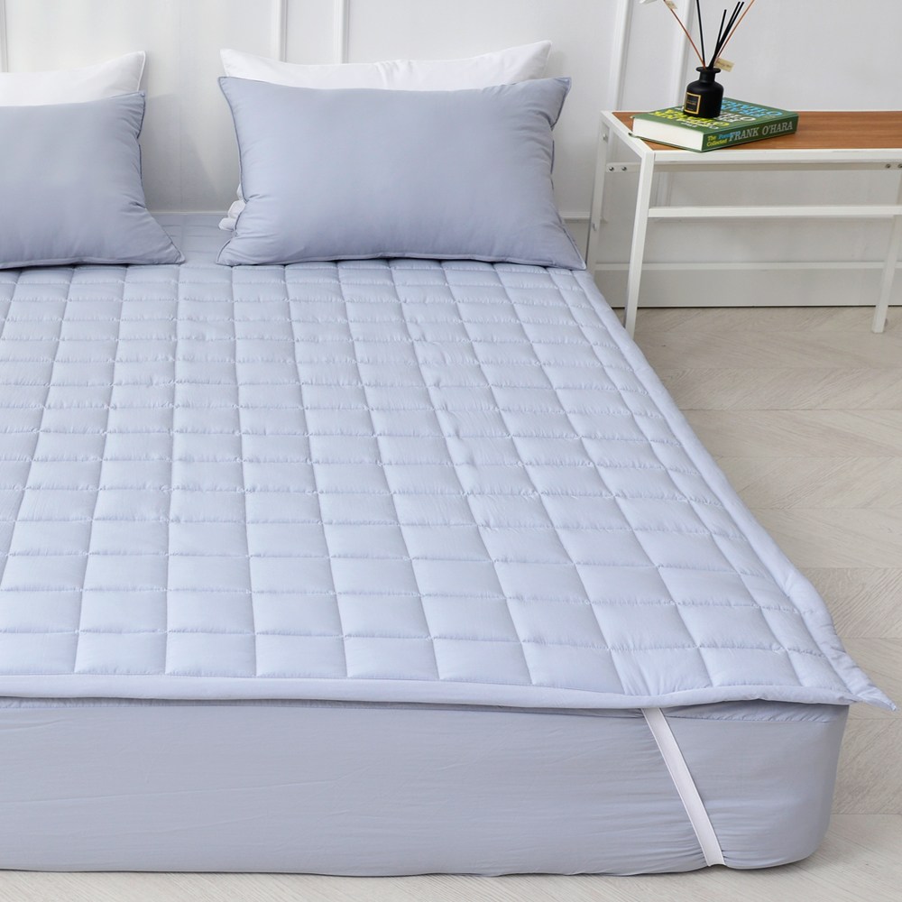 바숨 국내산 먼지없는 고정밴드 진드기방지 노바 알러지케어 매트리스 침대패드 슈퍼싱글 퀸 킹 27,900원