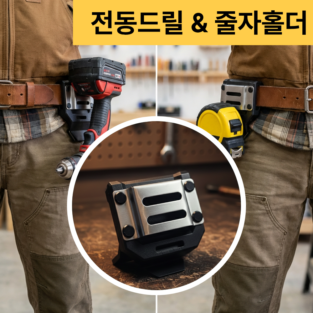 공간백서 전동드릴 줄자 벨트홀더 공구걸이 호환형 8,980원