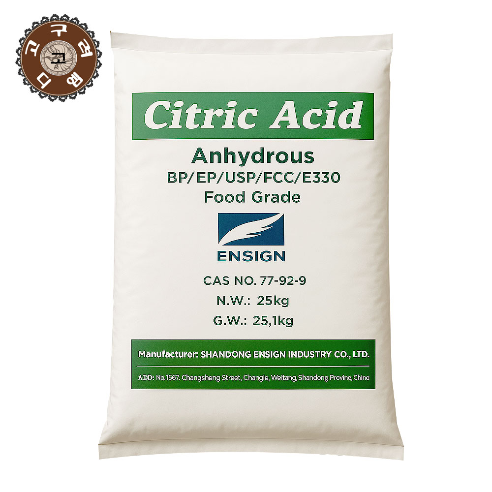 고구려디엠 구연산, 25kg 무수 1포 , 101,800원