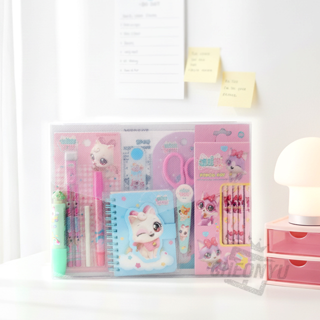 위시캣 러블리 케이스 문구 선물세트 9,200원