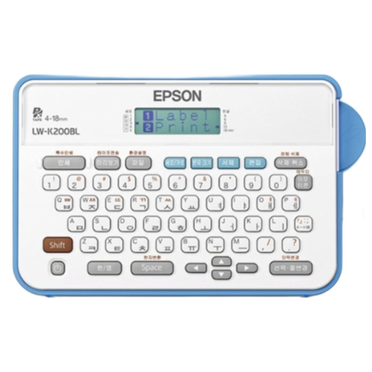 엡손 LW-K200BL 라벨프린터 12mm 라벨테이프 증정, 1개, LW-K200BL,사은품ST12SW(투명용지흰색글자) 75,000원
