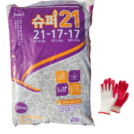 슈퍼21복합비료 20kg 제2종 고성분비료 21-17-17 26,000원