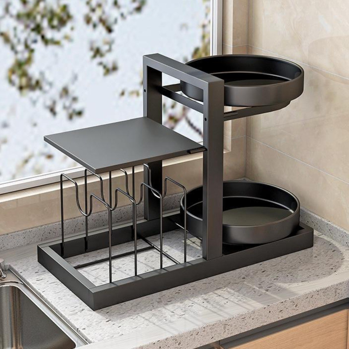 가남 프라이팬 정리대 다용도 탈부착 높이조절 프라이팬 선반 주방 선반 24,900원