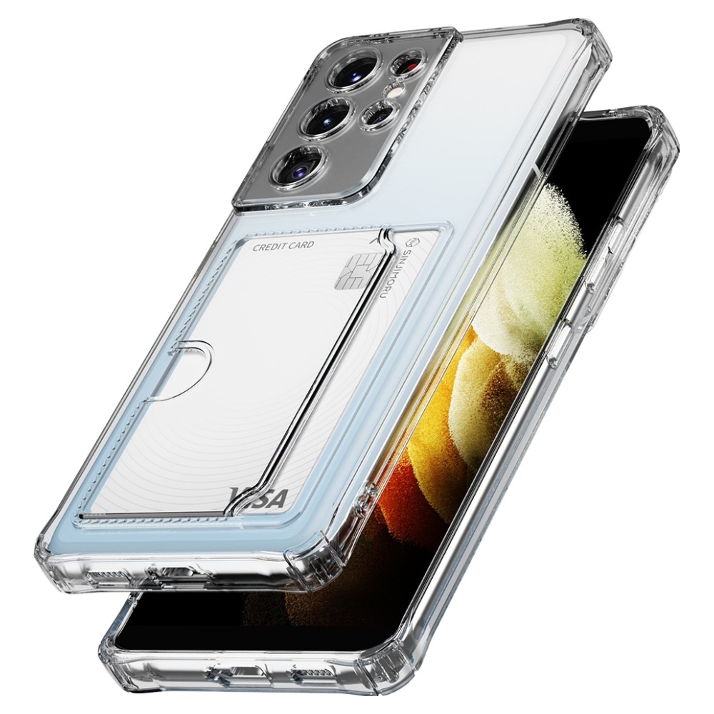 신지모루 갤럭시 아이폰 3장 수납 에어쉴드 카드슬롯 Lite 충격보호 젤리 휴대폰 케이스 4,000원