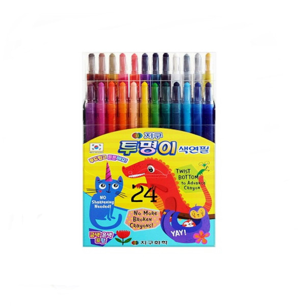 지구화학 투명이 색연필 24색 8,500원