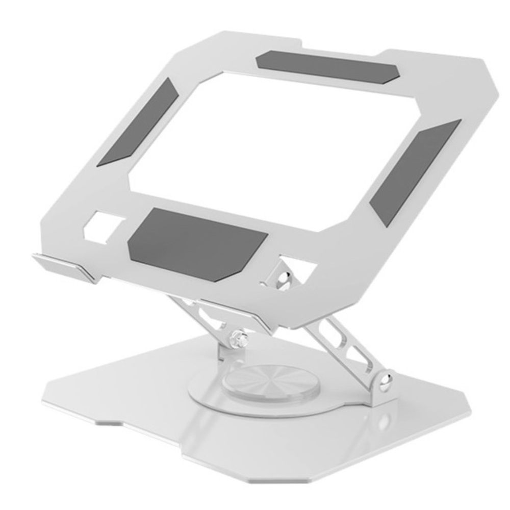 더풀룸 와이드형 메탈 쿨링홀 노트북 거치대 (360도 회전 높이 각도 조절), 화이트, 1개 14,890원