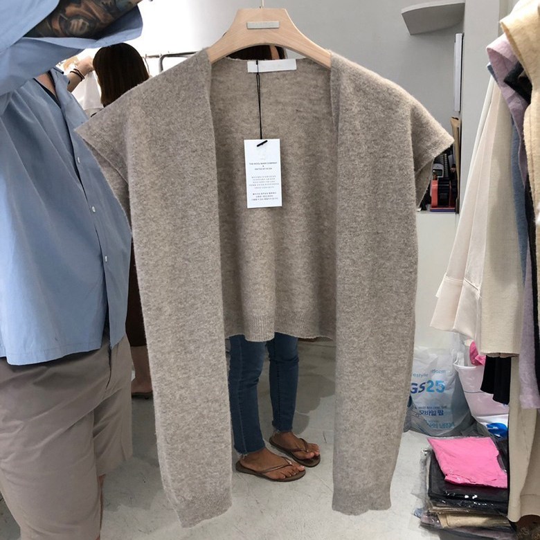 Makone 베이직 여성 니트 어께 숄 가디건 9colors 19,990원