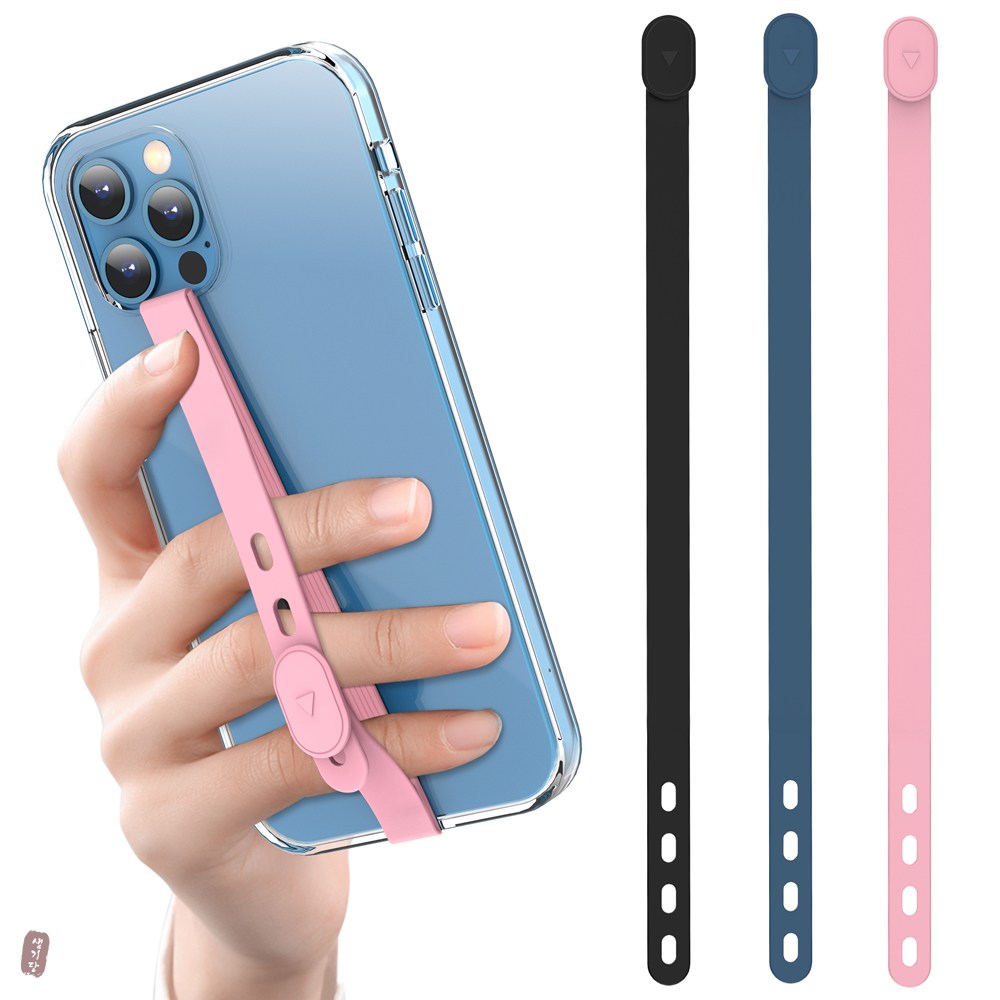 생기당 휴대폰 스트랩 핑거 스트랩줄 실리콘, 1개, 딥그린 5,700원