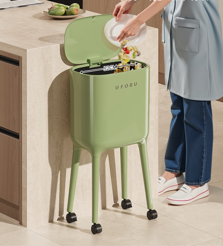 밀폐 업소용 가정용 진공 미니 싱크대 냄새차단 이동식 음식물통 음쓰통 16L 52,900원