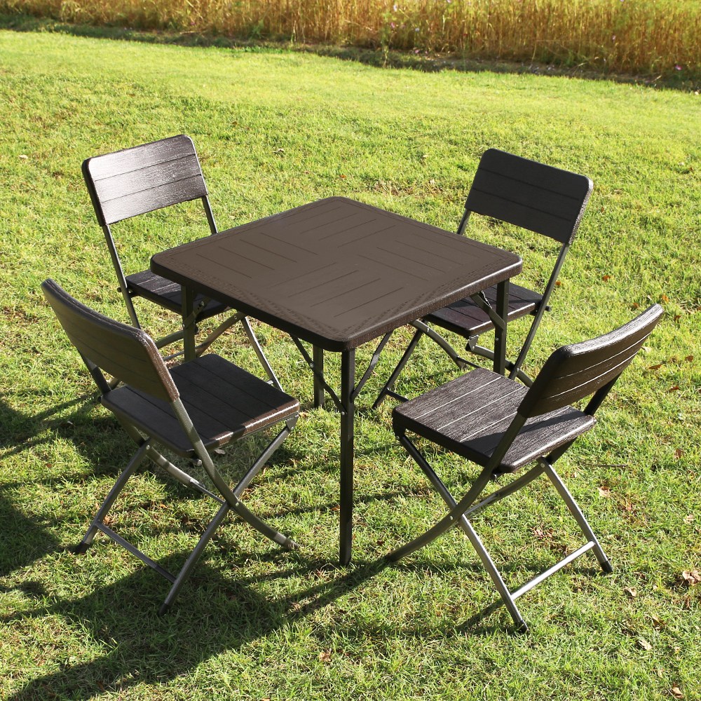아르망 800 슬림 테이블 의자 4개 야외 접이식 세트 175,000원