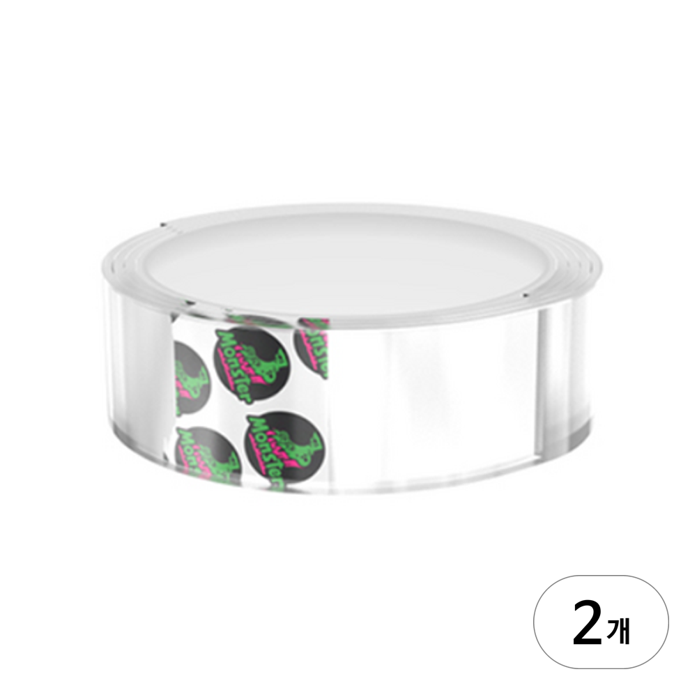 몬스터겔 다용도 초강력 실리콘 양면테이프 30mm x 1m 투명 36,070원