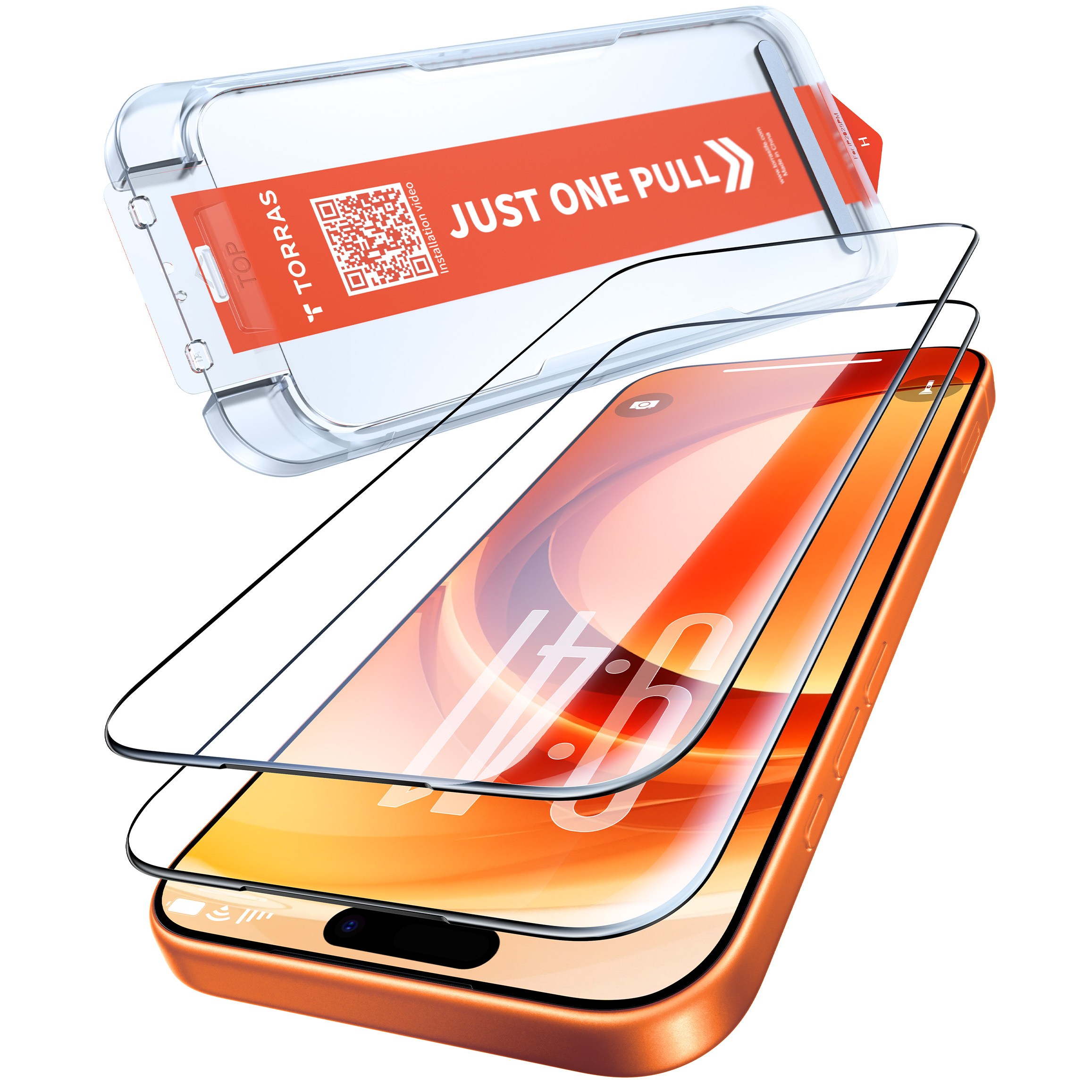 토라스 GlassGo 9H+ 풀커버 강화유리 고화질 휴대폰 액정보호필름 2p (부착도구 포함) 47,900원