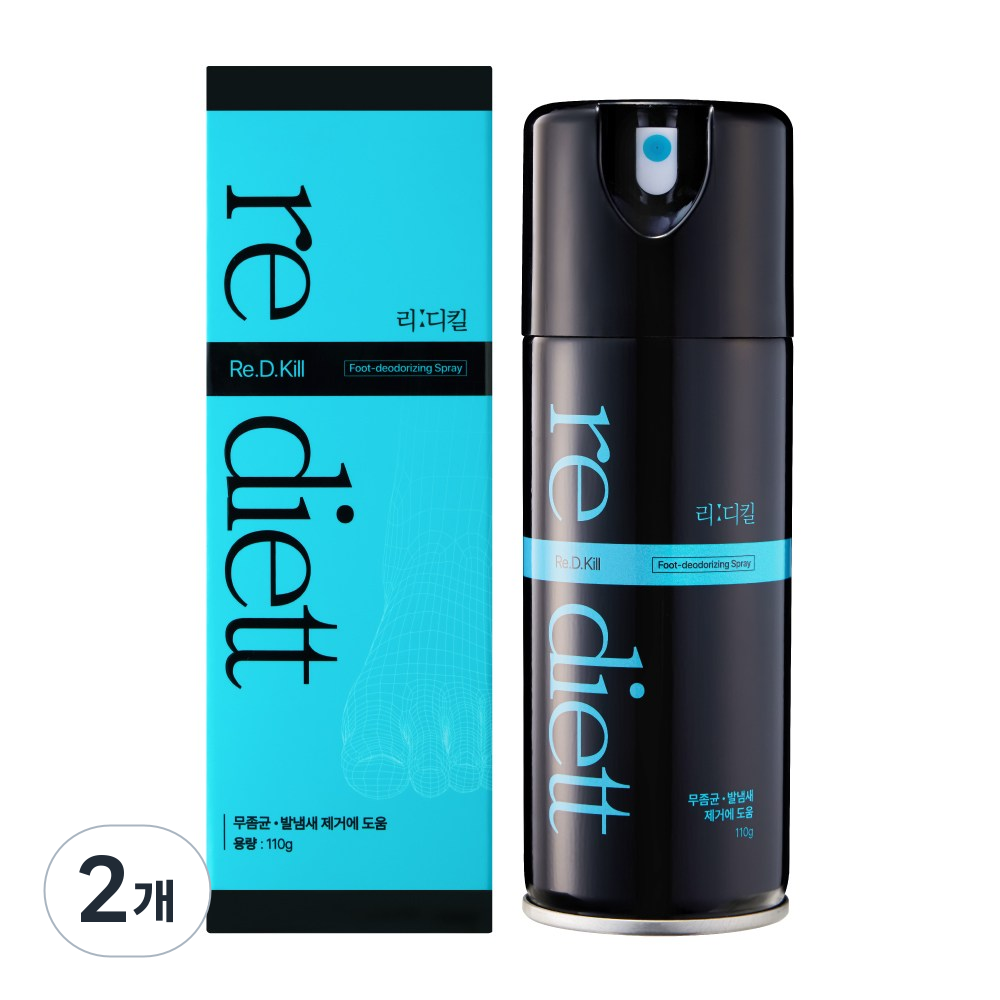 리디에뜨 리디킬 발냄새 제거 스프레이, 2개, 110g 35,800원