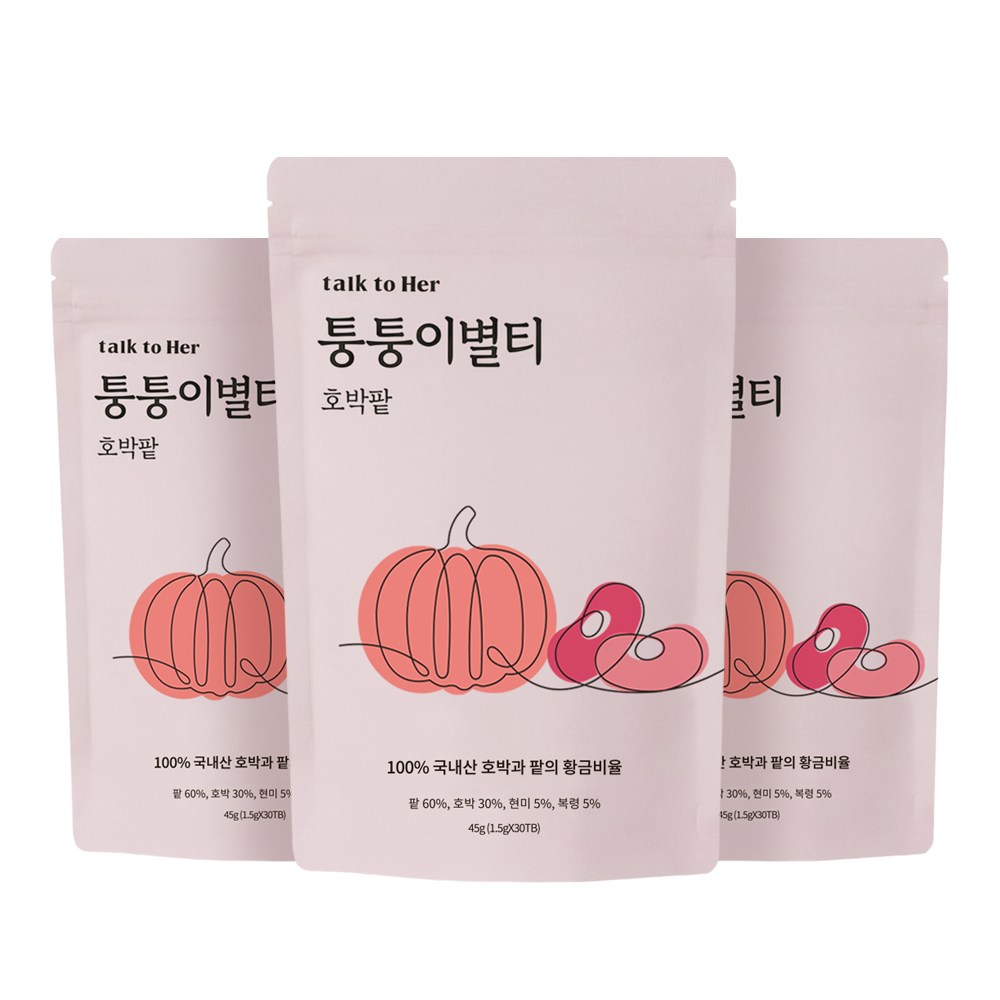 퉁퉁이별티 호박팥차, 1.5g, 30개입, 3개 39,500원
