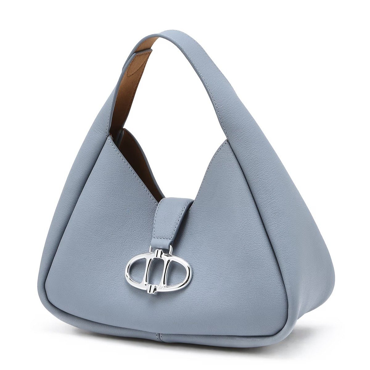 정품 아떼바네사브루노 AABA5E415B1 [MARON(마롱)] 더스티 블루 레더 호보백 MINI 477,100원