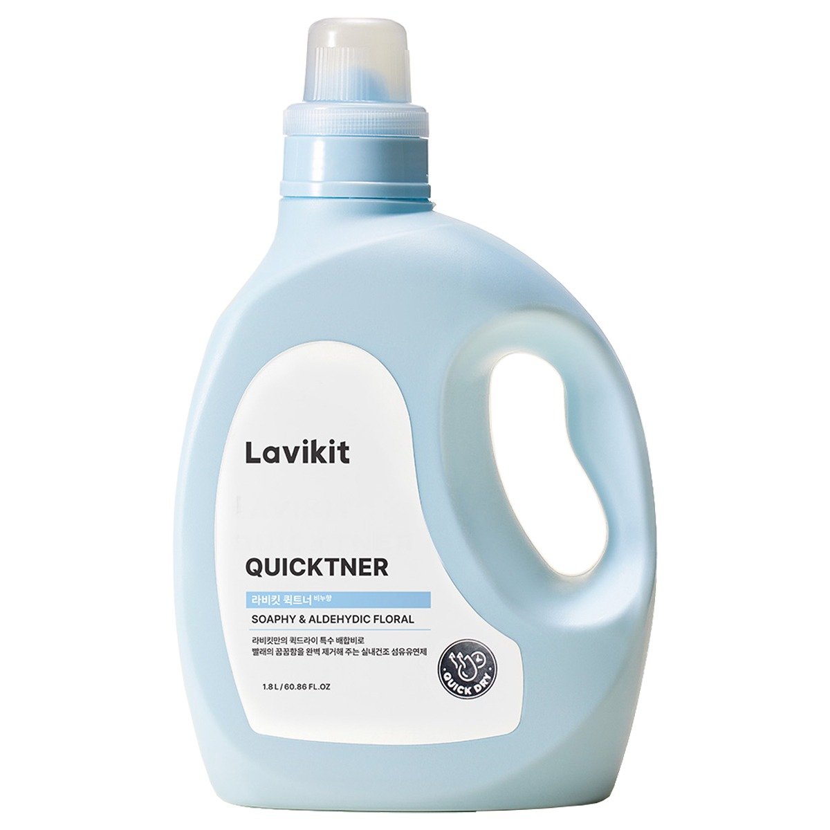 라비킷 퀵트너 섬유유연제 비누향 본품, 1개, 1.8L 17,900원