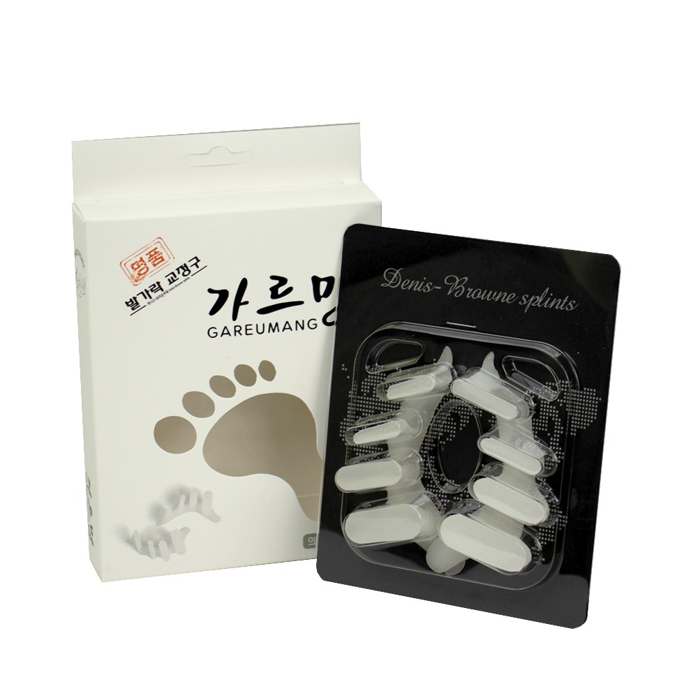 가르망 국내산 무지외반증 교정기 실버 지압용 구두용 초보자용 실리콘 발가락 교정 의료기기, 1개 12,380원