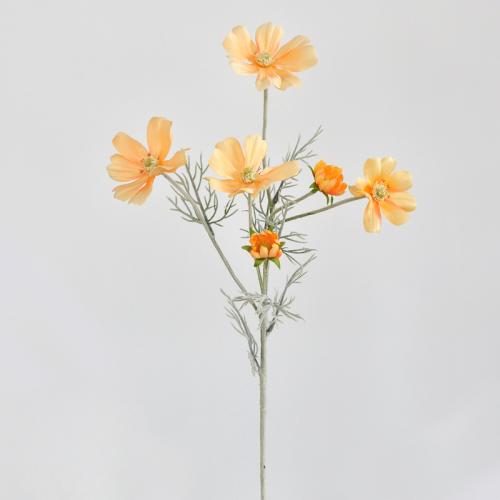 조화꽃다발 벨벳 사저 꽃 인공 페르시아 국화 실크 홈 거실 장식 60cm 6 피스 18,360원