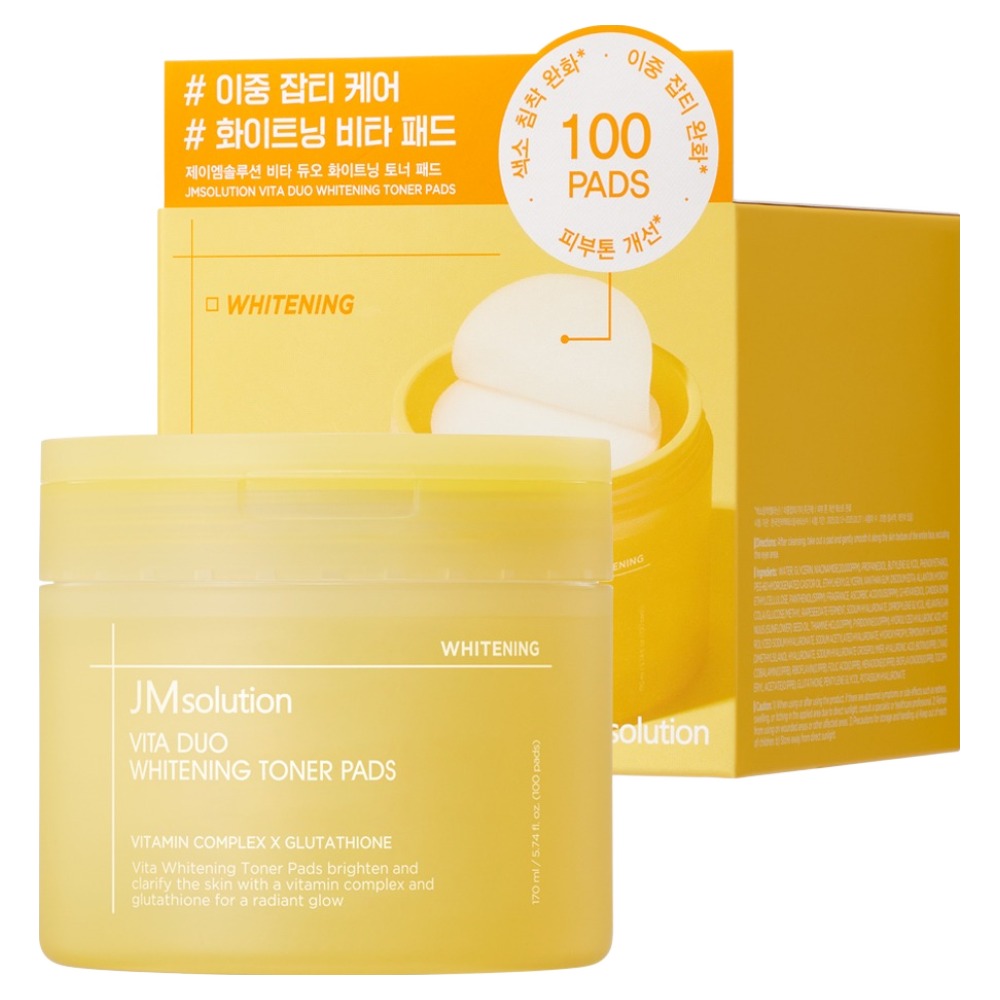 제이엠솔루션 비타 듀오 화이트닝 토너 패드 170ml, 100매입, 1개 11,000원