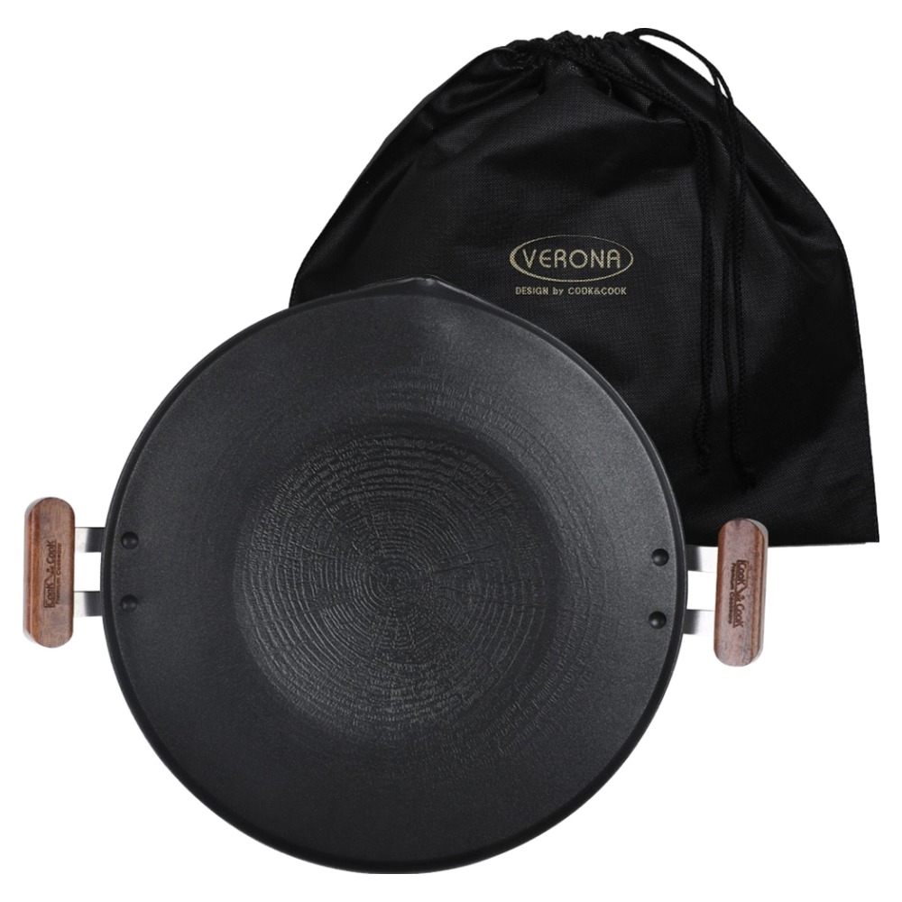 쿡앤쿡 인덕션 베로나 초경량 멀티 IH 그리들팬 + 전용가방, 38cm, 1개 41,800원