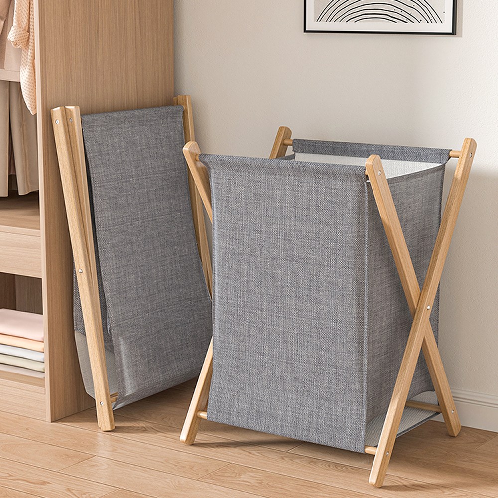 [네추럴] 보나홈 접이식 빨래바구니 세탁바구니 수납정리함 햄퍼 그레이 21,900원