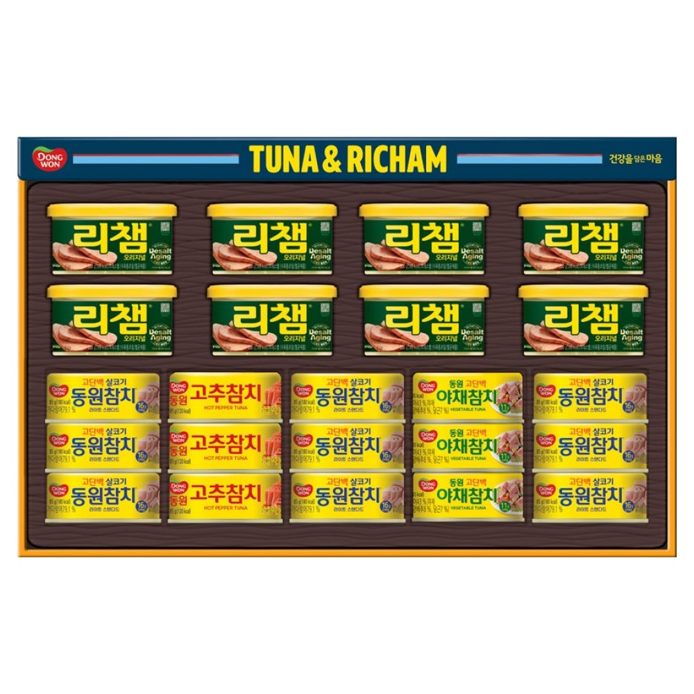 동원 튜나리챔 O-8호 선물세트 + 부직포백 110,000원
