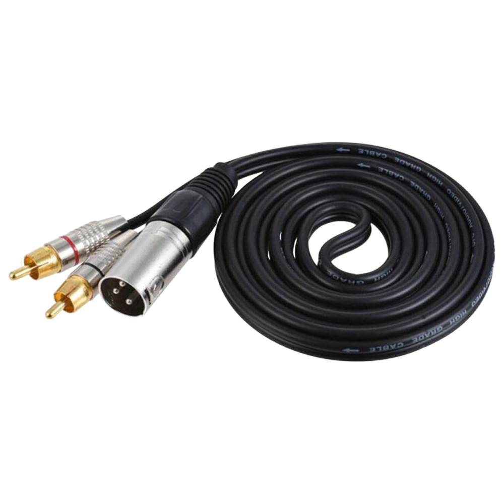 체리스팟 CS-DX1 XLR to RCA 오디오 케이블 1.5M (2RCA 캐논 XLR 변환), 1개, 블랙, CS-DX1 11,700원