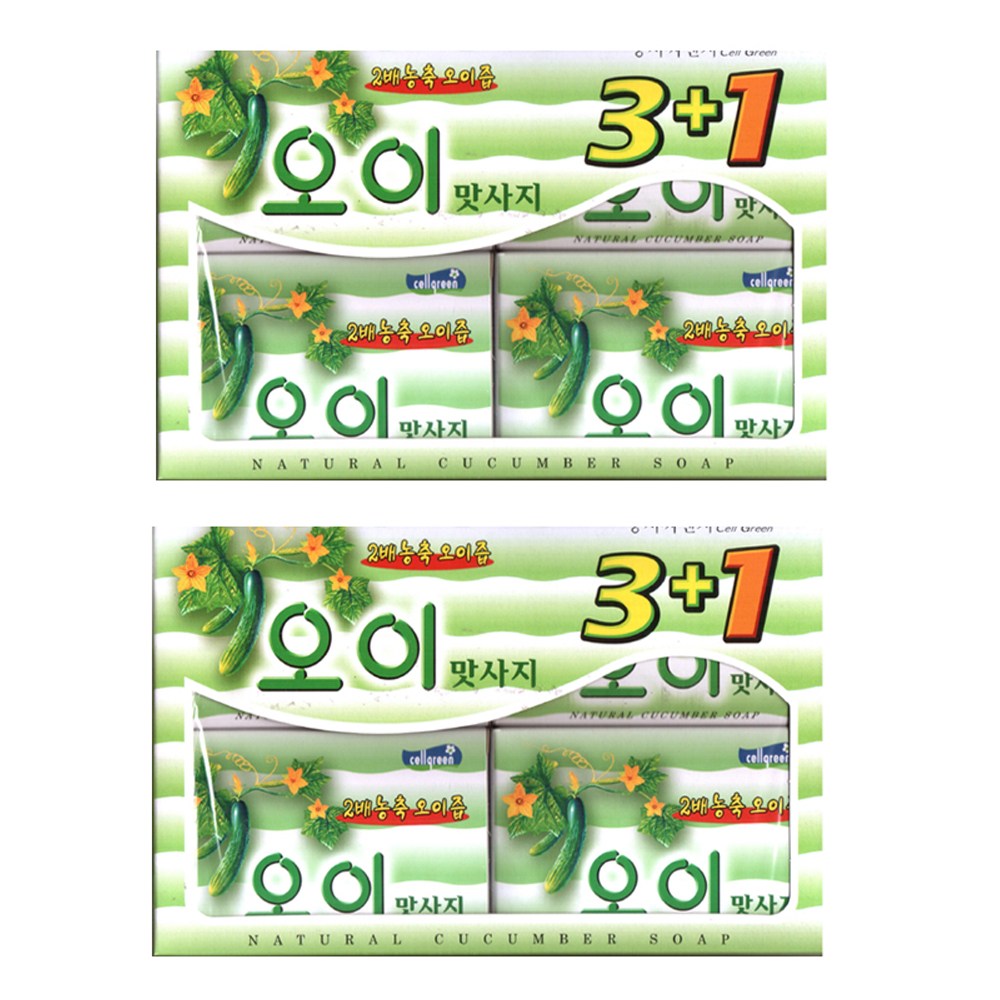 동서씨앤지 오이 맛사지 비누 100g 세탁비누, 8개입 11,400원