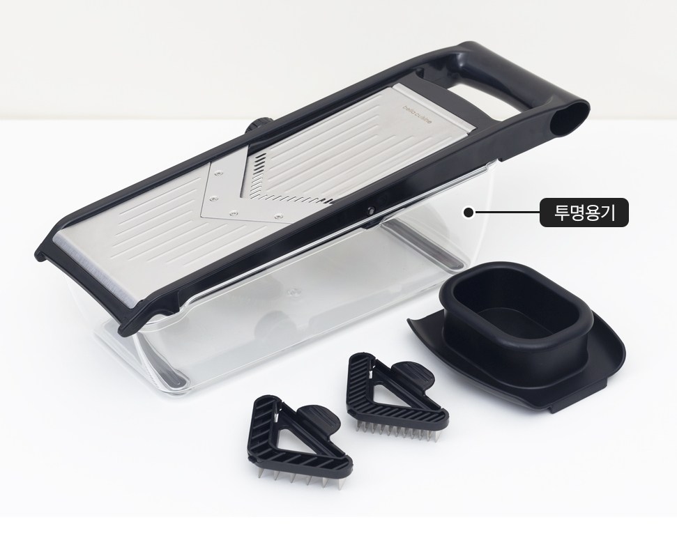 벨라쿠진 3종 칼날 스텐 채칼+투명 용기 세트 만능 국민템 31,000원