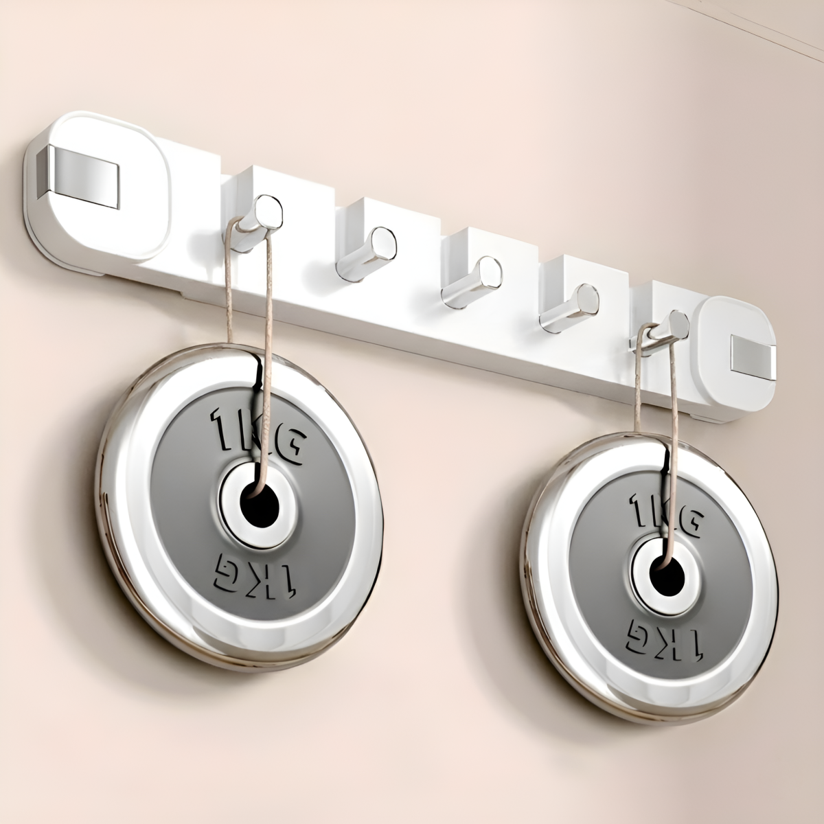 K-STORE 접이식 걸이형 가방걸이 행거 주방 욕실 바지걸이 플라스틱 튼튼한 무타공 부착식 옷걸이 벽행거 벽걸이 책가방걸이 걸이, 1개, 화이트 29,200원