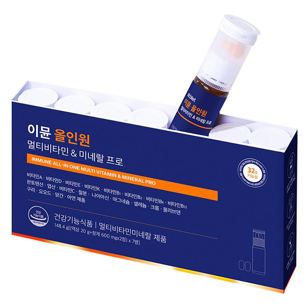 닥터블릿 이뮨 올인원 멀티비타민 앤 미네랄 프로, 7회분, 1개 14,900원