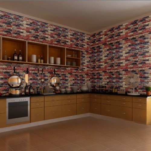 지코_이지고 3D 자체 접착 방수 단열 벽돌 패턴 폼 벽지 12,400원