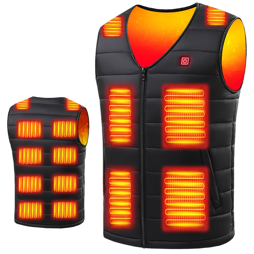 lifesync 발열조끼 남자 조끼 3단계 방한패딩 usb 온열조끼 등산 골프 배달 러닝 낚시용 골프 야외 작업복 배달 근무복 남녀공용 보이넥 베스트 58,800원