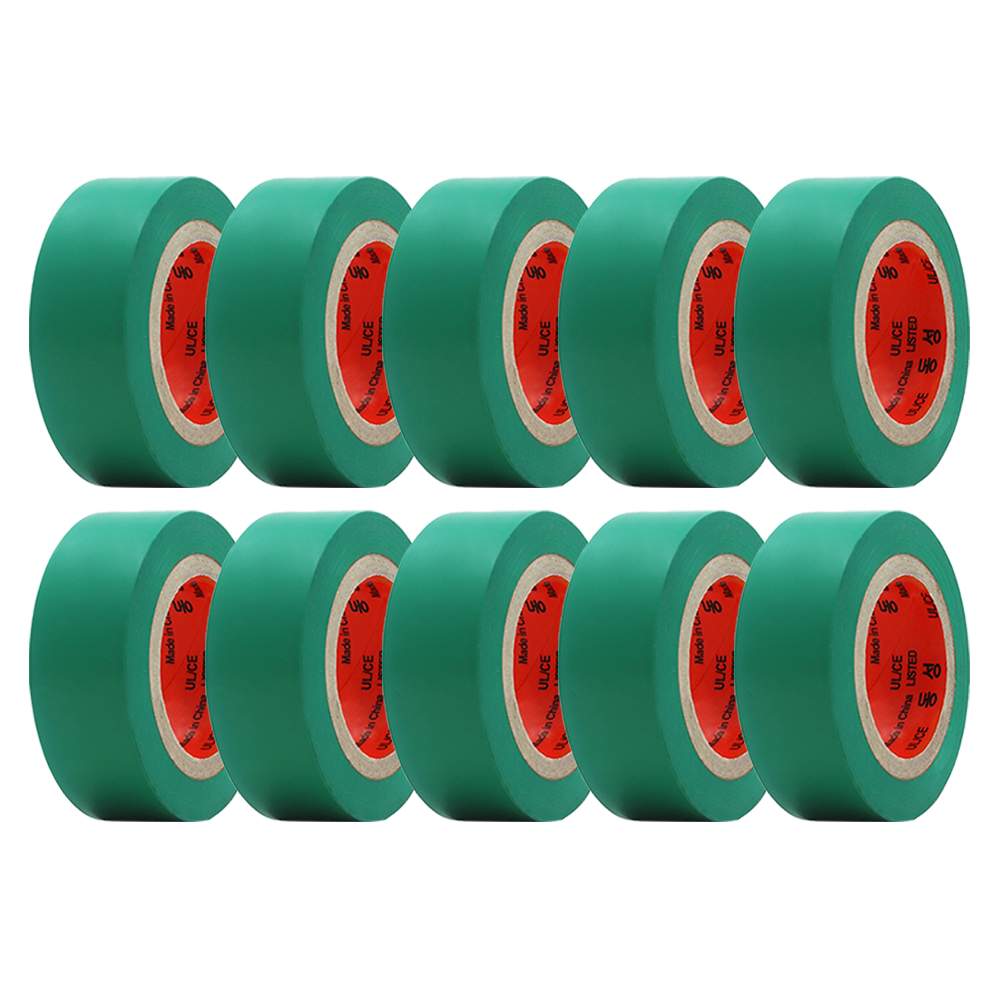 [당일발송] 전기테이프 절연테이프 20mm X 9M(10개입), 녹색, 10개 5,430원