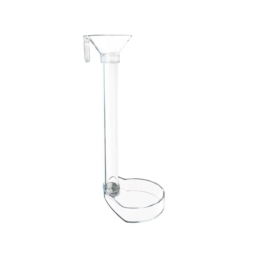 대/소/대+소 구성 수족관 아크릴 먹이 튜브 어항 사료 피더 급여기 피딩 트레이 표류 방지, 2개 9,500원