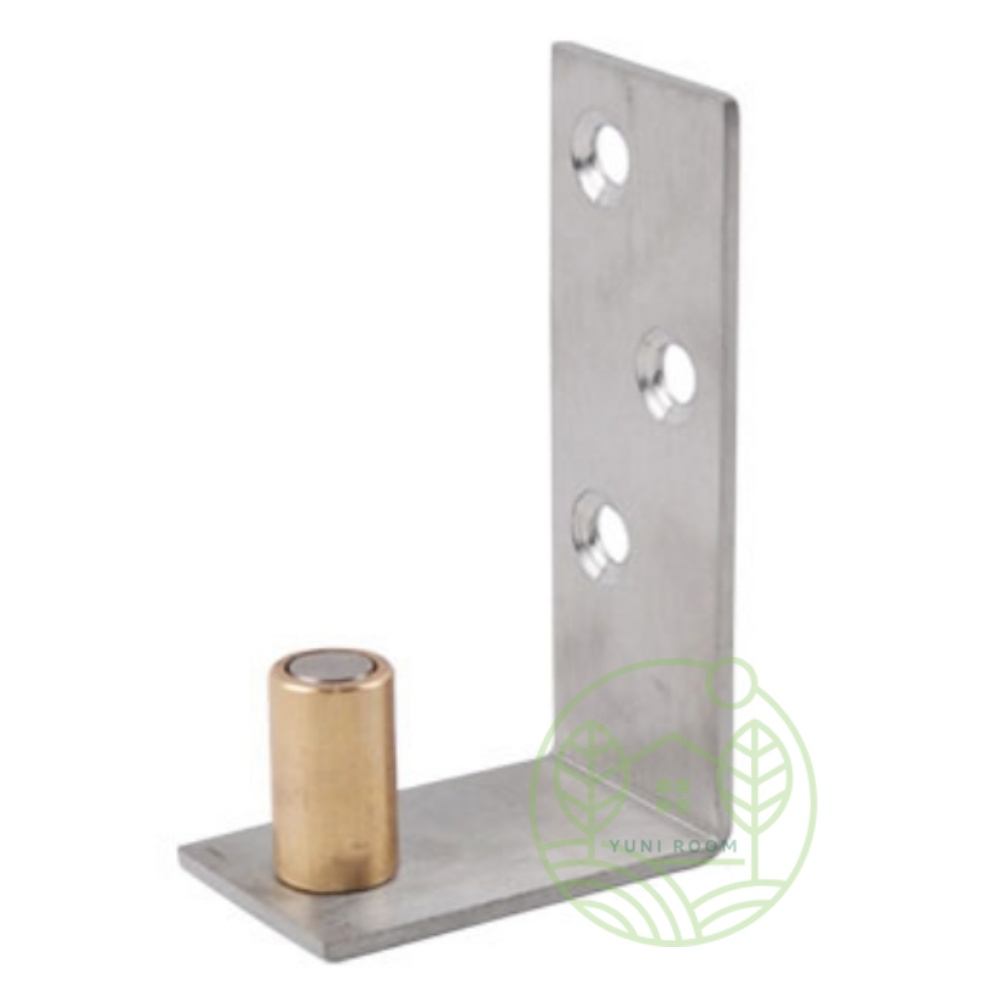 ㄴ자 슬라이딩도어 하부가이드 벽고정용 L자 스텐브라켓 3,800원