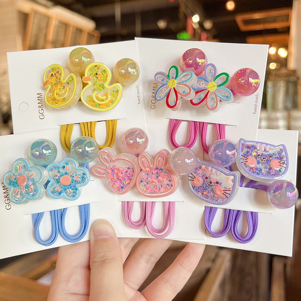 로르블랑 별 스팽글 방울 머리끈 10P세트 14,850원