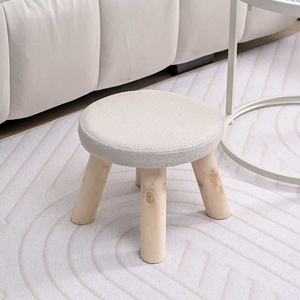소하임 패브릭 원목 미니 스툴 9,900원