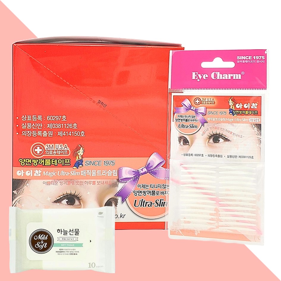 아이참 쌍꺼풀테이프 매직울트라슬림 가장얇은형 25개 1갑(+하늘선물 물티슈 10매) 31,490원