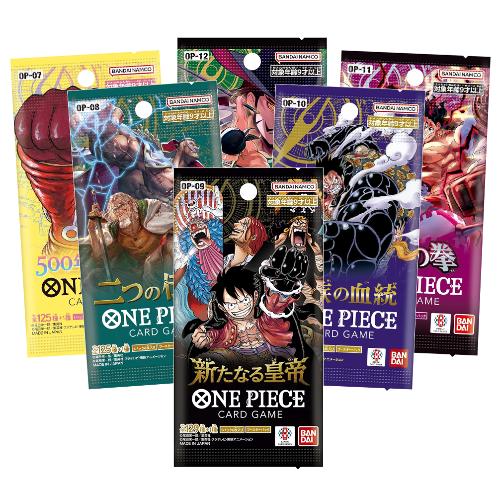 반다이 원피스 카드 게임 시리즈 모음 [OP-07 ~ OP-12] 총6팩(36장) 일본어판 49,990원