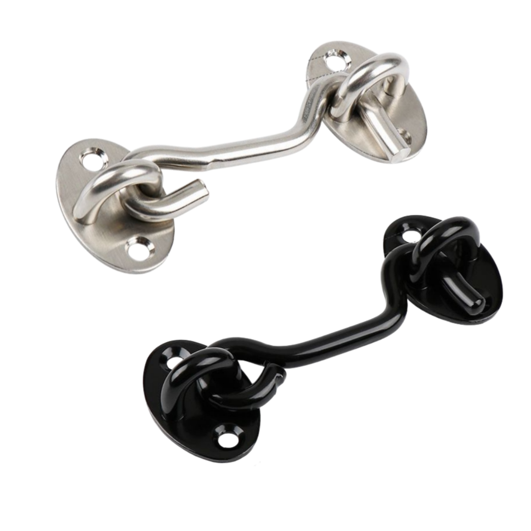 후스픽 문고리 잠금 장치 스텐 아오리정 보조 걸쇠, 실버, 1개 4,300원