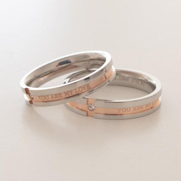써지컬스틸 마이러브 커플링 써지컬반지 각인 이니셜반지 15,900원