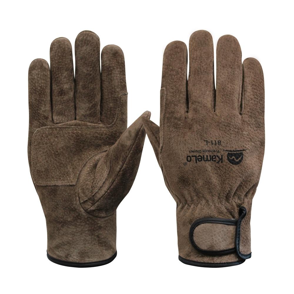 카멜로 알곤 용접장갑 캠핑 작업 가죽장갑 안전 배관 바베큐 화로 미그 티그 작업용 용접용장갑 811-LB 브라운 양손 10세트 55,680원