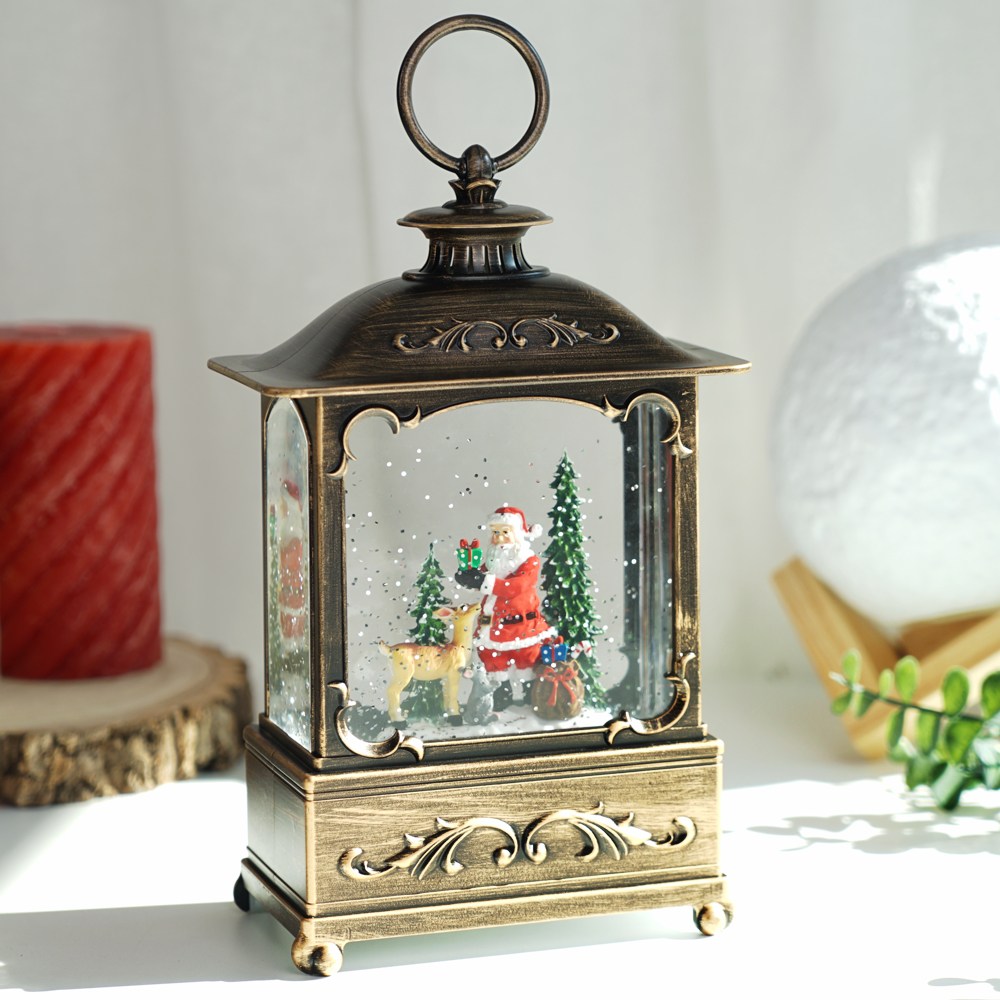 에이런 크리스마스 오르골 워터볼 스노우볼 무드등 직사각 33,900원