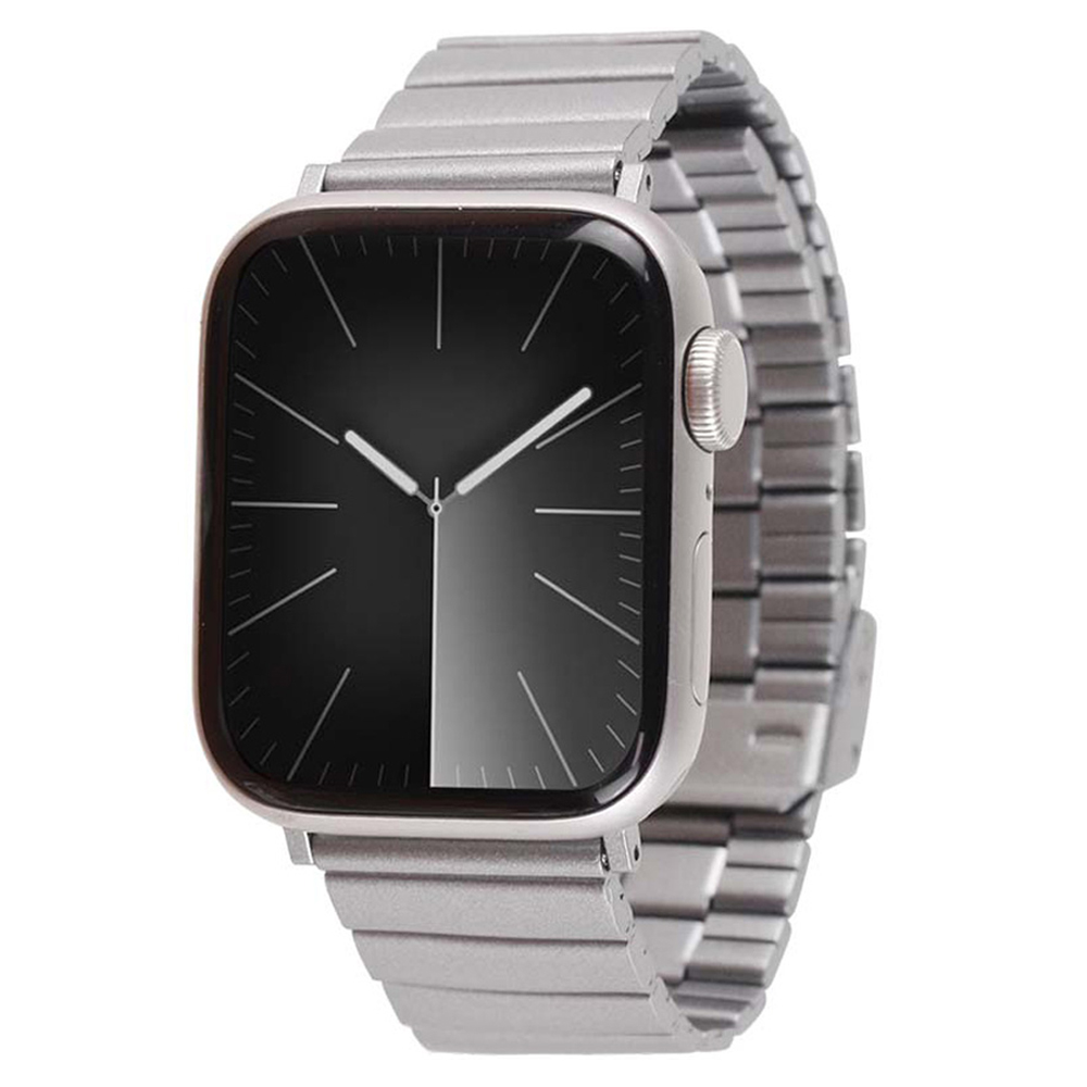 젤리타이거 애플워치 링크브레이슬릿 메탈 밴드 스트랩 38 / 40 / 41 / 42mm, 실버, 1개 14,900원